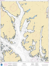 NOAA Nautical Chart 17431: N. end of Cordova Bay and Hetta Inlet
